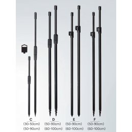 Bankstick 30-100cm Rod Pod...